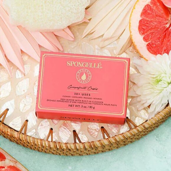 NEW Spongelle Grapefruit Cassis Pedi Buffer - Picture 2 of 3
